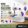 Portable Mini Sewing Machine - 4 in 1 Electric with Foot Pedal for Home & Travel